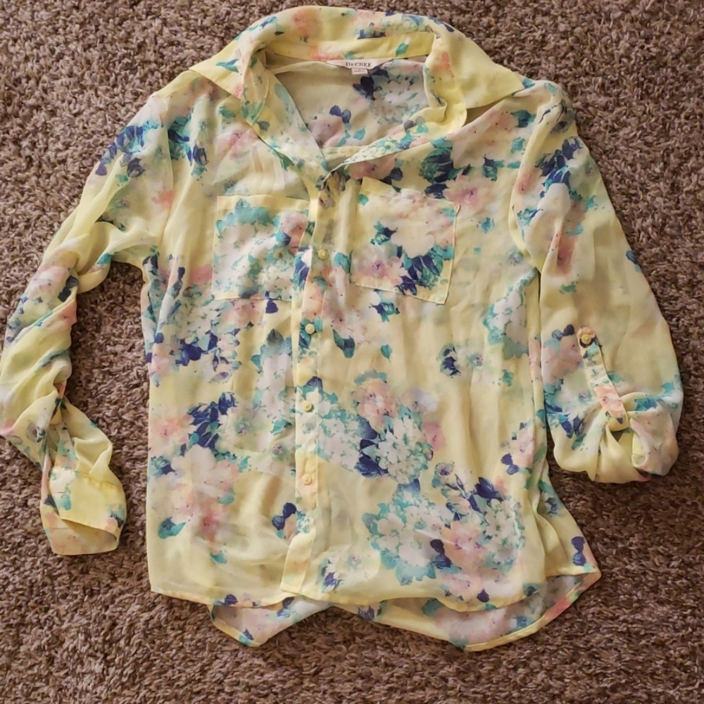 Beautiful floral blouse
